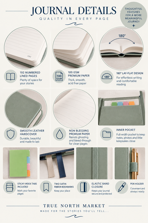 Elegant Seashell Journal
