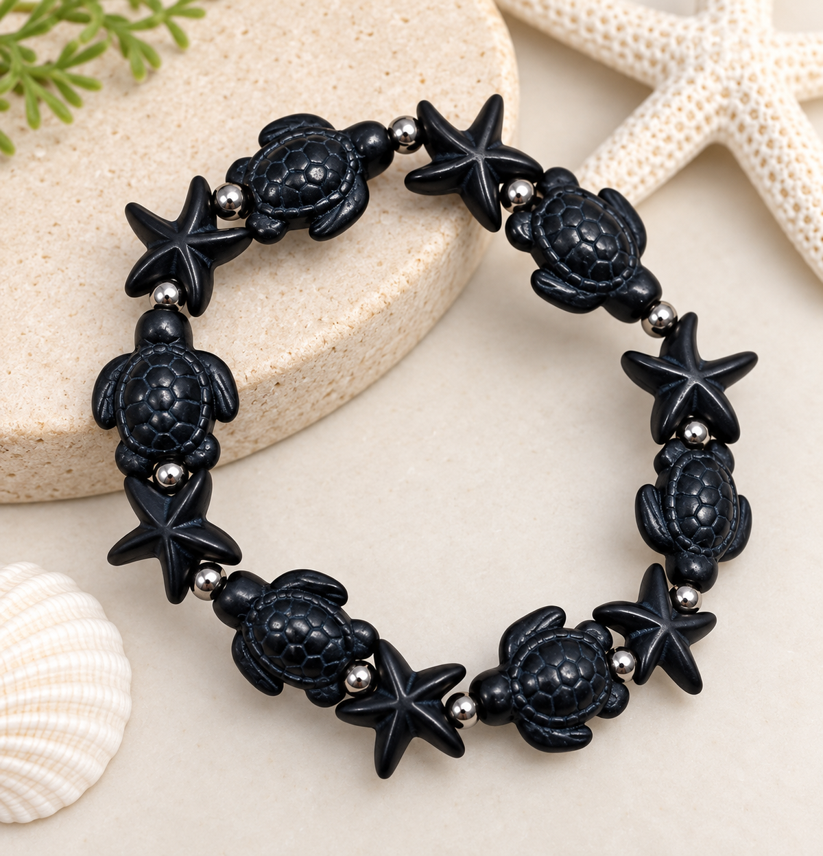 Sandy Sea Turtle Bracelet