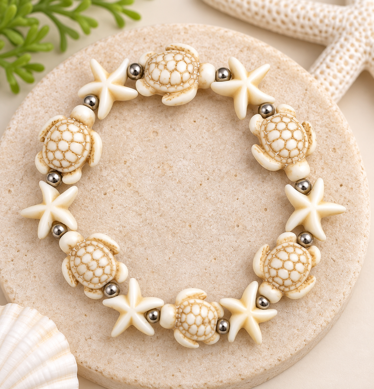 Sandy Sea Turtle Bracelet