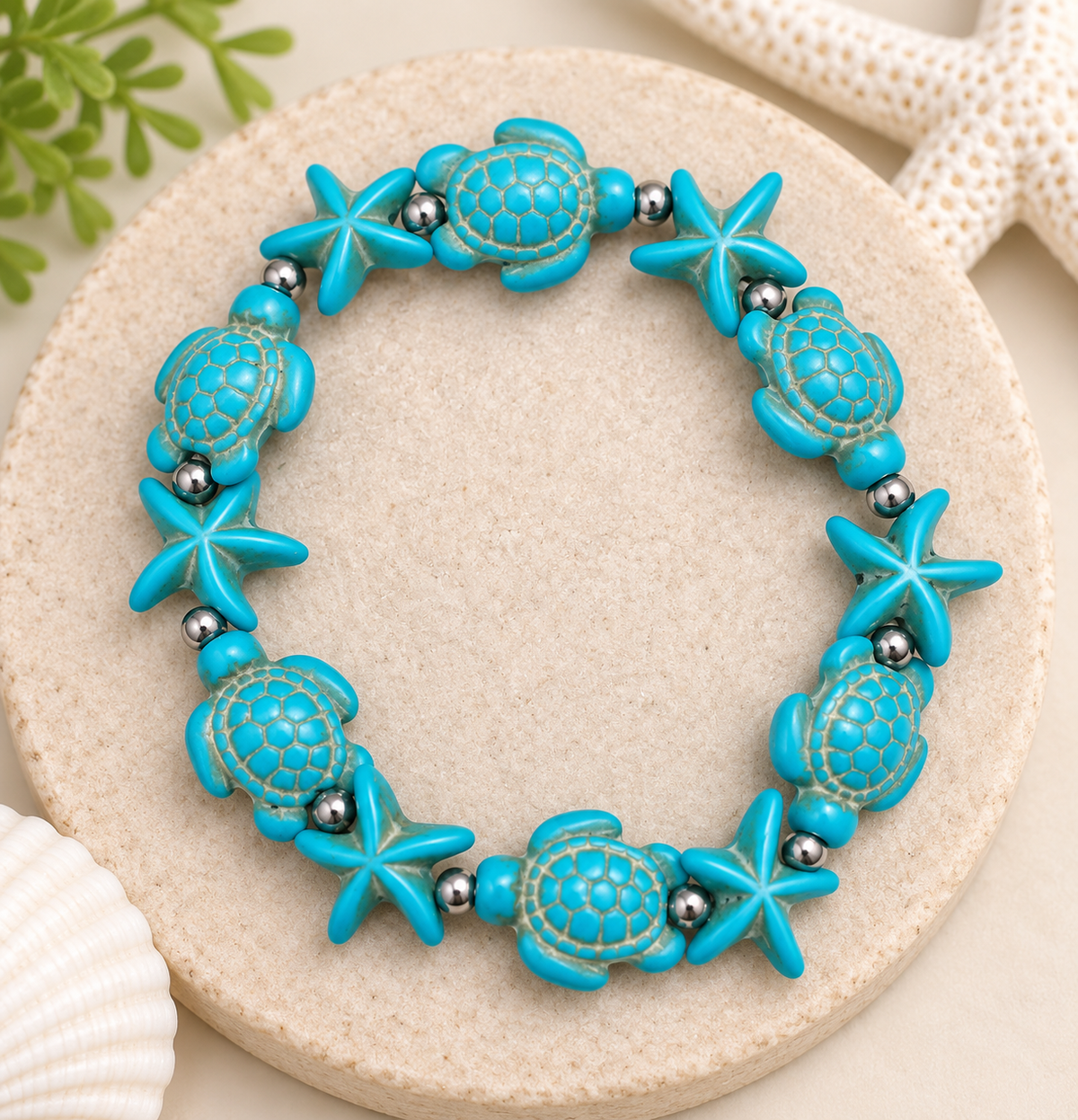 Sandy Sea Turtle Bracelet